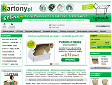 Tablet Screenshot of i-kartony.pl